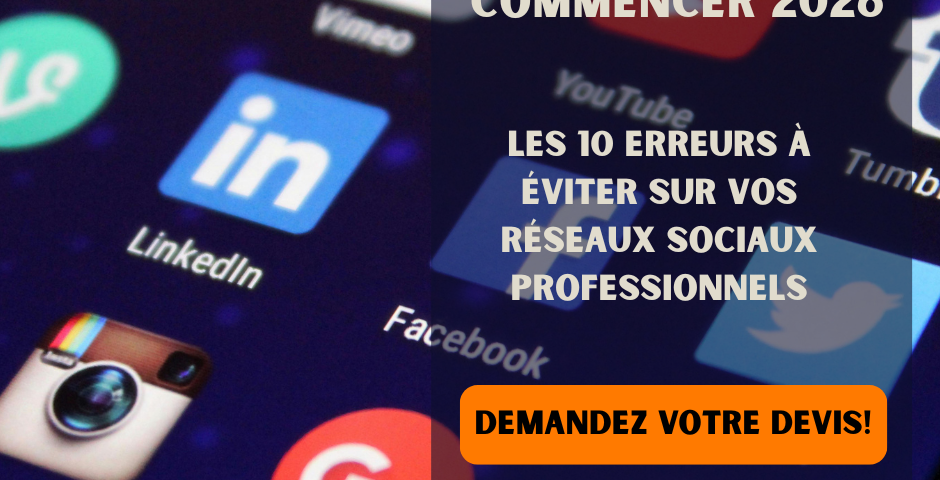 les 10 erreurs sur les reseaux sociaux